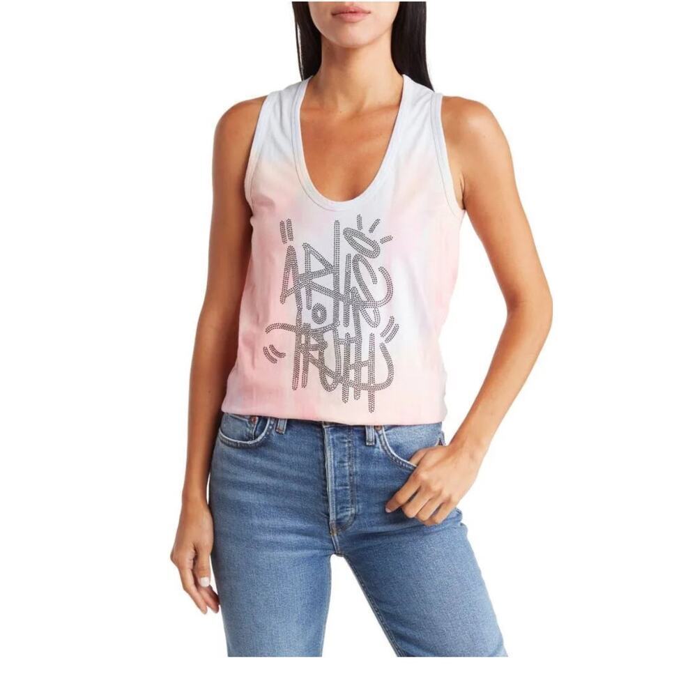 Zadig and Voltaire Art is Truth Tam Jormi Tank Top Size S $124 retail tie dye